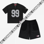 TOUCHDOWN MESH JERSEY BLACK + REVERSIBLE TOUCHDOWN MESH SHORTS