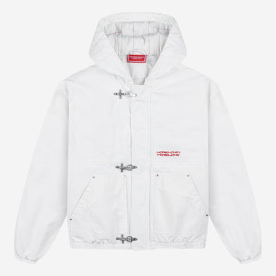 UTILITY CANVAS JACKET WHITE DUST UTILITY CANVAS JACKET WHITE DUST