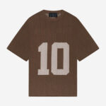 KNIT TEE JERSEY BROWN