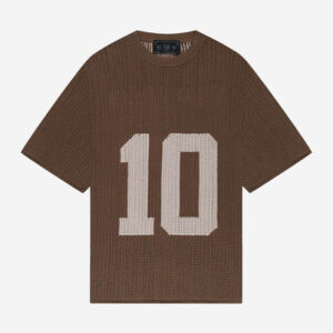 KNIT TEE JERSEY BROWN