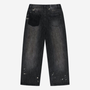 REPAIR DENIM BLACK IRON