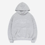 ROUGH HOODIE GREY MELANGE
