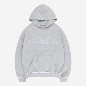 ROUGH HOODIE GREY MELANGE